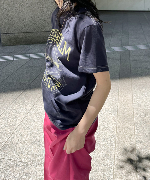 セール】【WAVE UNION / ウェーブユニオン】Stockholm Print T