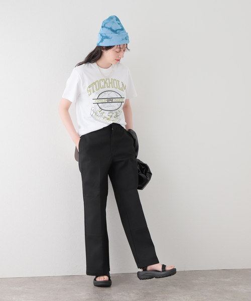 JOINT WORKS（ジョイントワークス）の「【WAVE UNION / ウェーブユニオン】Stockholm Print Tシャツ（Tシャツ/カットソー・レディース・ネイビー/ホワイト・SMALL/MEDIUM）」の19枚目の写真