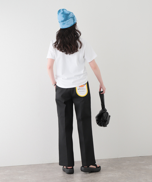 WAVE UNION★Stockholm mono T-shirt white blue 半袖Tシャツ Designer fashion, Seoul-fully created | W Concept