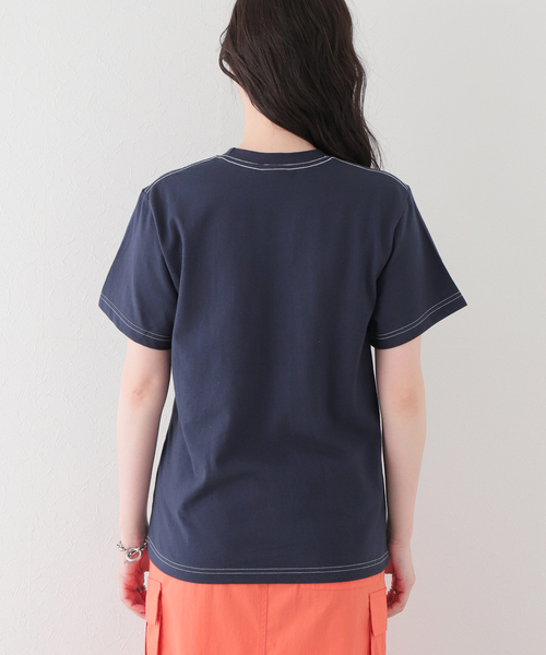 WAVE UNION★韓国★人気 Stockholm T-shirt navy 半袖Tシャツ セール】【WAVE UNION / ウェーブユニオン】Stockholm Print T
