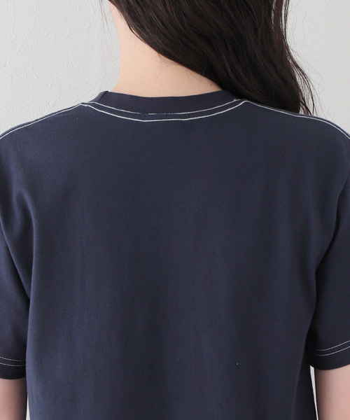 WAVE UNION★韓国★人気 Stockholm T-shirt navy 半袖Tシャツ セール】【WAVE UNION / ウェーブユニオン】Stockholm Print T