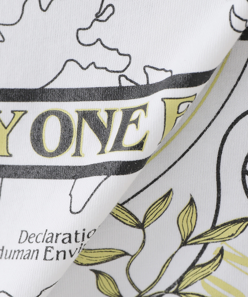 JOINT WORKS（ジョイントワークス）の「【WAVE UNION / ウェーブユニオン】Stockholm Print Tシャツ（Tシャツ/カットソー・レディース・ネイビー/ホワイト・SMALL/MEDIUM）」の5枚目の写真