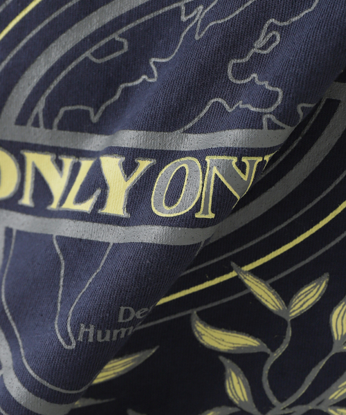 JOINT WORKS（ジョイントワークス）の「【WAVE UNION / ウェーブユニオン】Stockholm Print Tシャツ（Tシャツ/カットソー・レディース・ネイビー/ホワイト・SMALL/MEDIUM）」の3枚目の写真