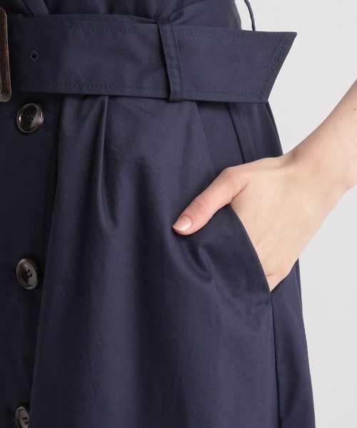 Andemiu（アンデミュウ）の「10thトレンチワンピース906620（ワンピース・レディース・ベージュ/カーキ/ネイビー・FREE）」の16枚目の写真