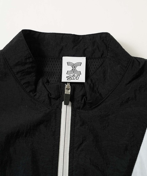 X-girl（エックスガール）の「WEリーグ|RETRO TRACK JKT/レトロトラックジャケット（スポーツグッズ・レディース・ネイビー/ブラック・XL/M/L/S）」の4枚目の写真