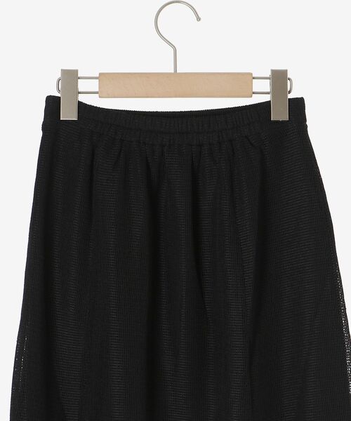 MAJESTIC LEGON(マジェスティックレゴン)の「メッシュフレアースカート(スカート・レディース・ブラック/アイボリー・MEDIUM)」の21枚目の写真