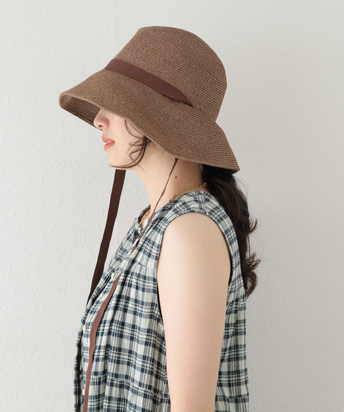 Odds(オッズ)の「【Odds/オッズ】 BRAID RIBBON HAT(ハット・レディース・ベージュ/ブラウン・FREE)」の20枚目の写真
