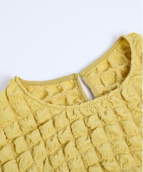 AMELY(エミリー)の「ジャガードワンピース(ワンピース・レディース・イエロー/オフホワイト/ブラック・C/F)」の12枚目の写真