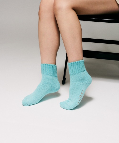 YUQRI(ユクリ)の「【YUQRI】comfy pile double rib(ソックス/靴下・メンズ・オレンジ/ホワイト系その他3/ブラック系その他3/グレー系その他2/グリーン系その他3/パープル系その他3/イエロー系その他3/オレンジ系その他2/サックスブルー系3/ホワイト/ブラック/ベージュ/グレー/サックスブルー/パープル/イエロー/グリーン/ブルー・S/M)」の11枚目の写真