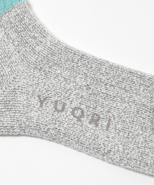 YUQRI(ユクリ)の「【YUQRI】comfy pile double rib(ソックス/靴下・メンズ・オレンジ/ホワイト系その他3/ブラック系その他3/グレー系その他2/グリーン系その他3/パープル系その他3/イエロー系その他3/オレンジ系その他2/サックスブルー系3/ホワイト/ブラック/ベージュ/グレー/サックスブルー/パープル/イエロー/グリーン/ブルー・S/M)」の19枚目の写真