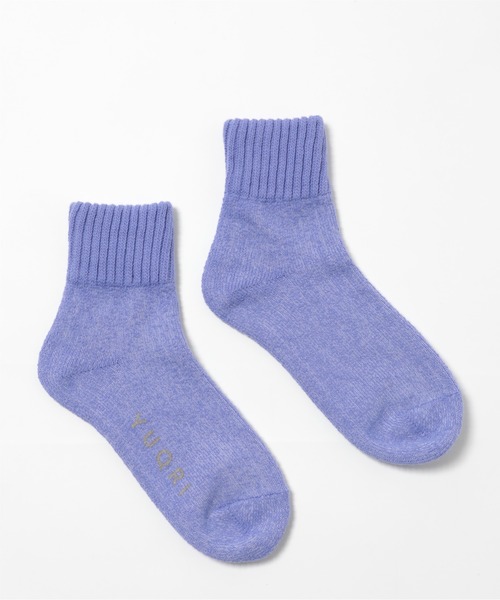 YUQRI(ユクリ)の「【YUQRI】comfy pile double rib(ソックス/靴下・メンズ・オレンジ/ホワイト系その他3/ブラック系その他3/グレー系その他2/グリーン系その他3/パープル系その他3/イエロー系その他3/オレンジ系その他2/サックスブルー系3/ホワイト/ブラック/ベージュ/グレー/サックスブルー/パープル/イエロー/グリーン/ブルー・S/M)」の20枚目の写真