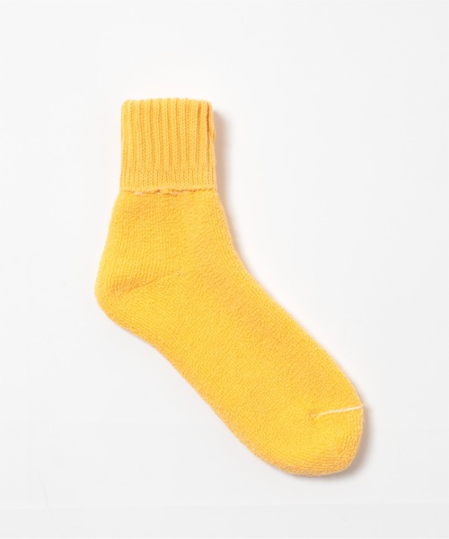 YUQRI(ユクリ)の「【YUQRI】comfy pile double rib(ソックス/靴下・メンズ・オレンジ/ホワイト系その他3/ブラック系その他3/グレー系その他2/グリーン系その他3/パープル系その他3/イエロー系その他3/オレンジ系その他2/サックスブルー系3/ホワイト/ブラック/ベージュ/グレー/サックスブルー/パープル/イエロー/グリーン/ブルー・S/M)」の21枚目の写真