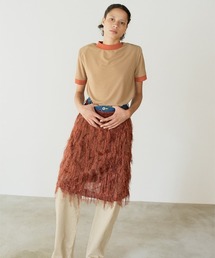 leinwande（ラインヴァンド）の「Ringer Tee（Tシャツ/カットソー