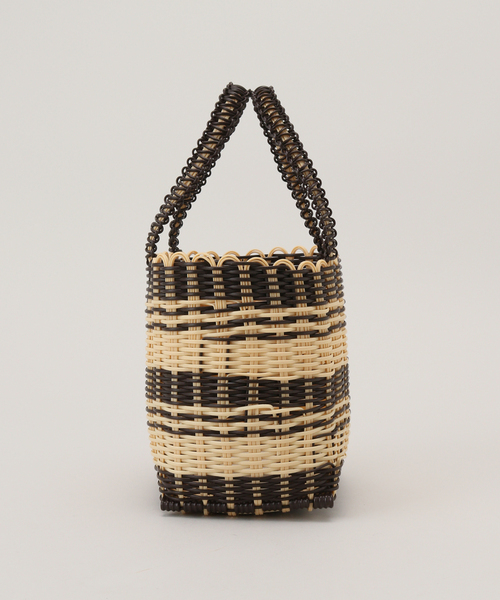 EDIT. FOR LULU（エディットフォールル）の「【SCONI/スコーニ】mini バスケットバッグ（かごバッグ・レディース・ベージュ/グリーン/ピンク・FREE）」の6枚目の写真