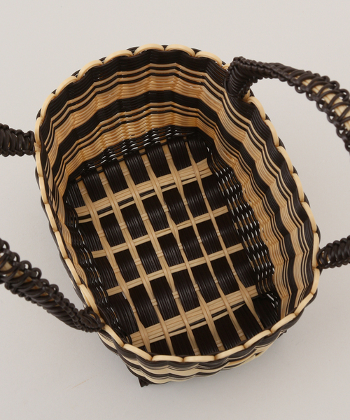 EDIT. FOR LULU（エディットフォールル）の「【SCONI/スコーニ】mini バスケットバッグ（かごバッグ・レディース・ベージュ/グリーン/ピンク・FREE）」の9枚目の写真