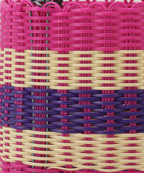 EDIT. FOR LULU（エディットフォールル）の「【SCONI/スコーニ】mini バスケットバッグ（かごバッグ・レディース・ベージュ/グリーン/ピンク・FREE）」の19枚目の写真