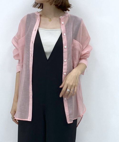 LEPSIM（レプシィム）の「シアーWポケットシャツ 906425（シャツ