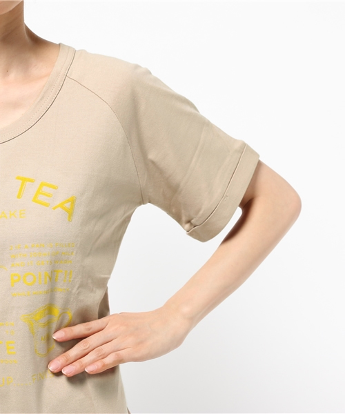 OUTLET（アウトレット）の「【CIAOPANIC TYPY】POCアッサムTEE（Tシャツ/カットソー・レディース・ベージュ・FREE）」の6枚目の写真
