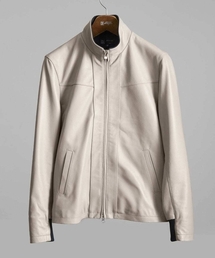 MK MICHEL KLEIN HOMME (GP[~bVFNI)LEATHER BLOUSON(C_[XWPbg)