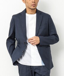 NOLLEY'S goodman | 《セットアップ対応》SAFILIN リネン混 イージージャケット(テーラードジャケット)