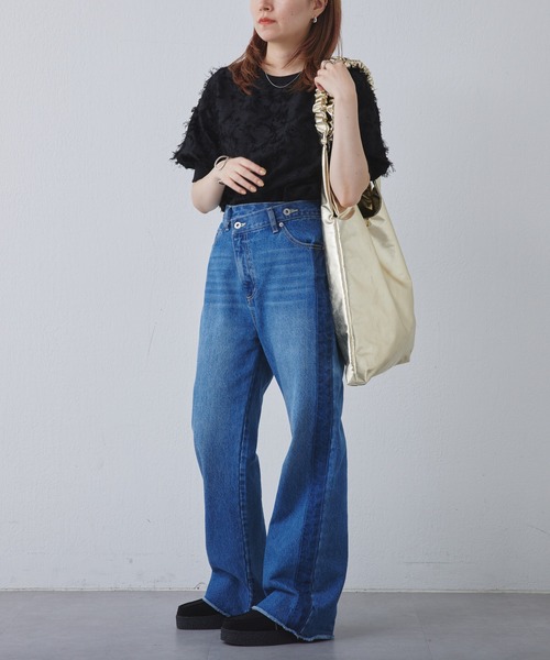 COLONY 2139（コロニートゥーワンスリーナイン）の「ギャザービッグトート（トートバッグ・レディース・シルバー/ブルー/ブラック/ゴールド・FREE）」の22枚目の写真