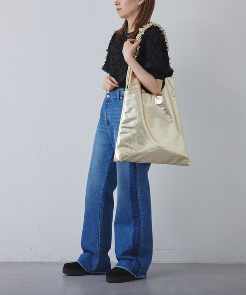 COLONY 2139（コロニートゥーワンスリーナイン）の「ギャザービッグトート（トートバッグ・レディース・シルバー/ブルー/ブラック/ゴールド・FREE）」の18枚目の写真