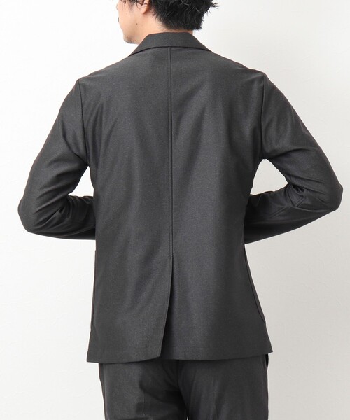 NOLLEY'S goodman(ノーリーズグッドマン)の「《セットアップ対応》TRABEST メランジニット イージージャケット(テーラードジャケット・メンズ・ネイビー/チャコールグレー/ブルー・L/M/XL/S)」の6枚目の写真