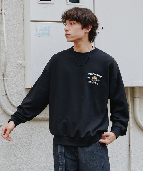 ADPOSION(アドポーション)の「【POWER TO THE PEOPLE】オリジナルグラフィック トラ刺繍スウェットプルオーバー(スウェット・メンズ・クリーム/ホワイト/ブラック・MEDIUM/LARGE/X-LARGE)」の22枚目の写真