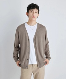Cloudstyle（クラウドスタイル）の「【Cloudstyle】ライトVネック ニットカーディガン（カーディガン/ボレロ）」