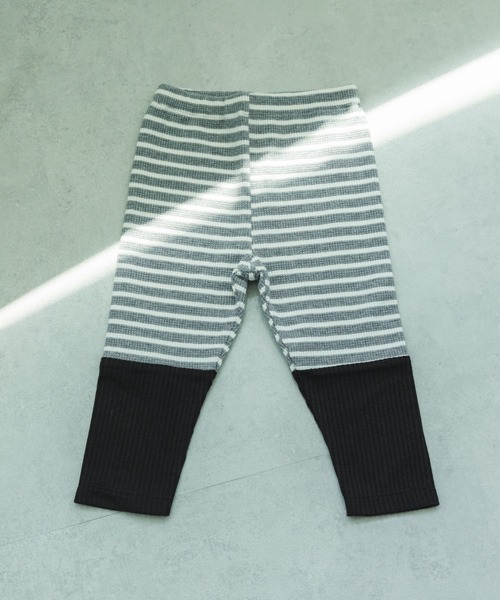 pairmanon（ペアマノン）の「【ベビー】ワッフル アソート レギンス（その他ベビーウェア・キッズ・ダークブルー/ブラック/アイボリー/ミント/その他/グレー系その他/ライトベージュ/ピンク/グリーン系その他2/ラベンダー/モカ/ベージュ系その他/ブルー系その他3/ブラック系その他6/ホワイト系その他・70/80）」の5枚目の写真