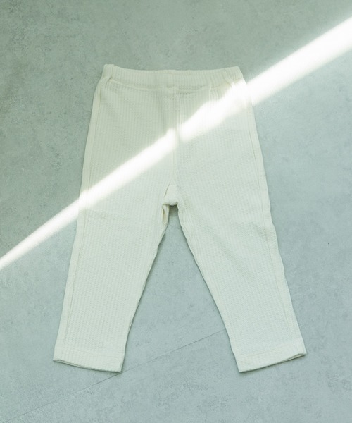 pairmanon（ペアマノン）の「【ベビー】ワッフル アソート レギンス（その他ベビーウェア・キッズ・ダークブルー/ブラック/アイボリー/ミント/その他/グレー系その他/ライトベージュ/ピンク/グリーン系その他2/ラベンダー/モカ/ベージュ系その他/ブルー系その他3/ブラック系その他6/ホワイト系その他・70/80）」の2枚目の写真