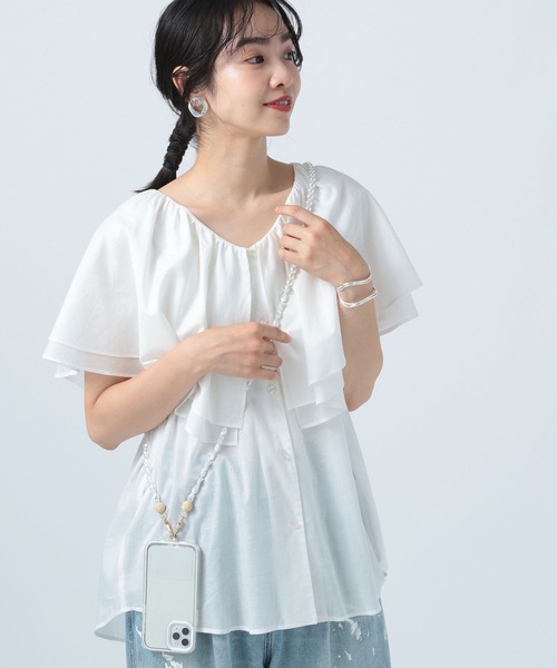 BAYFLOW(ベイフロー)の「BFパールスマホショルダーストラップ(スマホグッズ・レディース・ホワイト・0)」の3枚目の写真