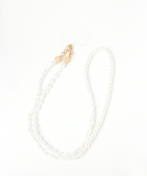 BAYFLOW(ベイフロー)の「BFパールスマホショルダーストラップ(スマホグッズ・レディース・ホワイト・0)」の9枚目の写真