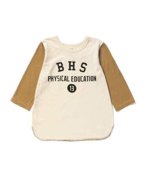 BEAMS BOY(ビームスボーイ)の「BEAMS BOY / プリント ベースボールT(Tシャツ/カットソー・レディース・ライトブラウン/ネイビー/その他1・ONE SIZE)」の14枚目の写真