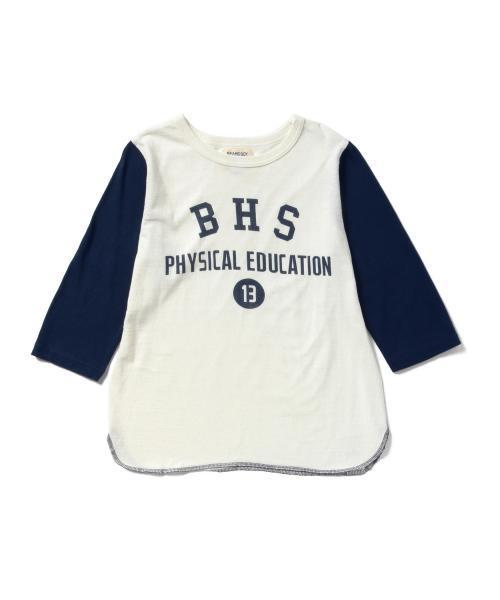 BEAMS BOY(ビームスボーイ)の「BEAMS BOY / プリント ベースボールT(Tシャツ/カットソー・レディース・ライトブラウン/ネイビー/その他1・ONE SIZE)」の15枚目の写真