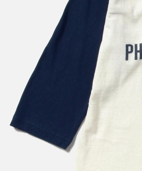 BEAMS BOY(ビームスボーイ)の「BEAMS BOY / プリント ベースボールT(Tシャツ/カットソー・レディース・ライトブラウン/ネイビー/その他1・ONE SIZE)」の11枚目の写真