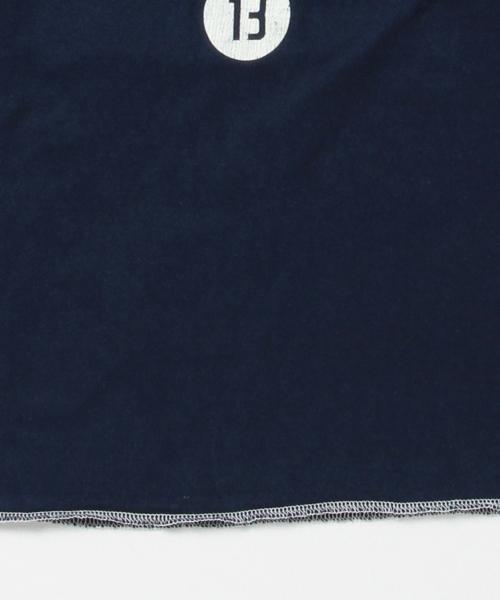 BEAMS BOY(ビームスボーイ)の「BEAMS BOY / プリント ベースボールT(Tシャツ/カットソー・レディース・ライトブラウン/ネイビー/その他1・ONE SIZE)」の6枚目の写真