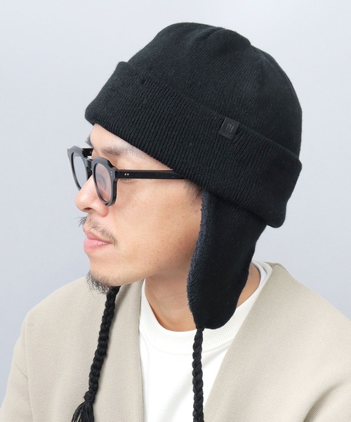 セール】イヤーフラップ ニットワッチ（ニットキャップ/ビーニー