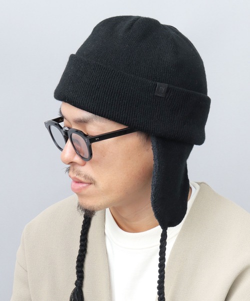 セール】イヤーフラップ ニットワッチ（ニットキャップ/ビーニー