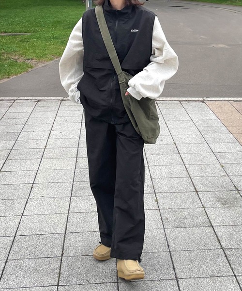 Chillfar（チルファー）の「スタンドナイロンベスト（ベスト・レディース・ブラック/ネイビー/グレイッシュベージュ/グレー・FREE）」の16枚目の写真