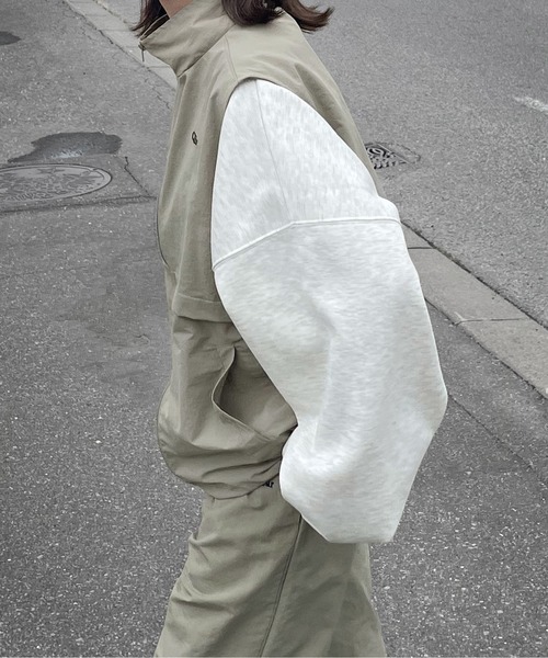 Chillfar（チルファー）の「スタンドナイロンベスト（ベスト・レディース・ブラック/ネイビー/グレイッシュベージュ/グレー・FREE）」の21枚目の写真