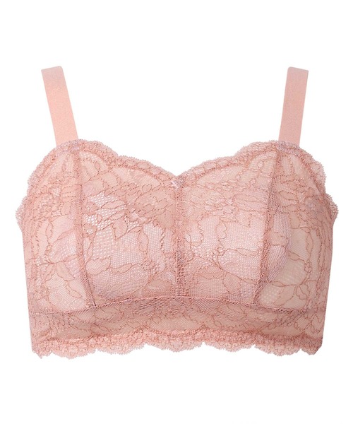 AMPHI（アンフィ）の「「ナイトアップブラ レーシィ」　ノンワイヤー（ナイトブラ・レディース・ブルーグレー/ブラック/ライトグレー/ラベンダー/ピンク/レッド/ベージュ/アイボリー/ネイビー/クリーム・L/LL(UB-)/M(UB-)/M/L(UB-)/LL）」の9枚目の写真