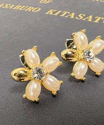 【KOREAN ITEM】ビジューパールピアス