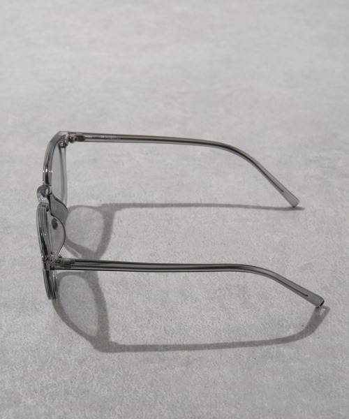 NANO universe（ナノユニバース）の「アイウェア/ボストン型 １ セルフレーム（サングラス・メンズ・グレー/ブラウン・FREE）」の4枚目の写真
