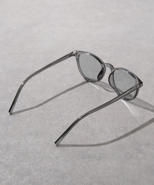 NANO universe（ナノユニバース）の「アイウェア/ボストン型 １ セルフレーム（サングラス・メンズ・グレー/ブラウン・FREE）」の5枚目の写真