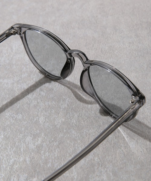 NANO universe（ナノユニバース）の「アイウェア/ボストン型 １ セルフレーム（サングラス・メンズ・グレー/ブラウン・FREE）」の6枚目の写真