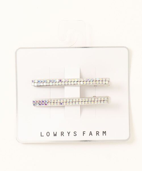 LOWRYS FARM（ローリーズファーム）の「２ＳＥＴクリップ　984007（バレッタ/ヘアクリップ・レディース・ブラウン/グレー/ブラック/ブラウン系その他/その他/その他1・FREE）」の2枚目の写真