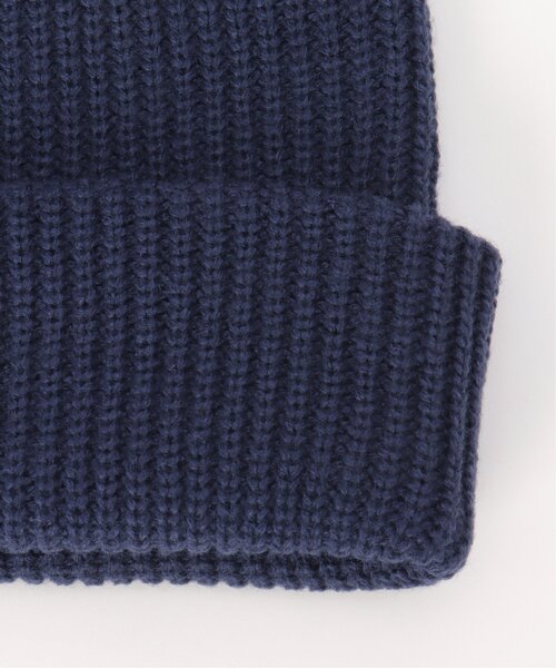 VENCEEXCHANGE（ヴァンスエクスチェンジ）の「Red Cap Girl レッドキャップガール ローゲージニットキャップ（ニットキャップ/ビーニー・メンズ・ブラック/ホワイト/ネイビー/グレー・FREE）」の7枚目の写真