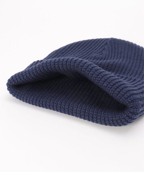 VENCEEXCHANGE（ヴァンスエクスチェンジ）の「Red Cap Girl レッドキャップガール ローゲージニットキャップ（ニットキャップ/ビーニー・メンズ・ブラック/ホワイト/ネイビー/グレー・FREE）」の8枚目の写真