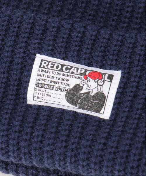 VENCEEXCHANGE（ヴァンスエクスチェンジ）の「Red Cap Girl レッドキャップガール ローゲージニットキャップ（ニットキャップ/ビーニー・メンズ・ブラック/ホワイト/ネイビー/グレー・FREE）」の9枚目の写真